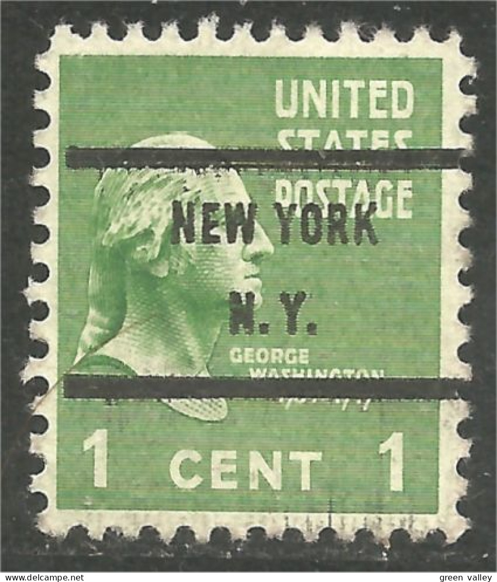 912 USA George Washington Precancel New York NY (USA-526) - Préoblitérés