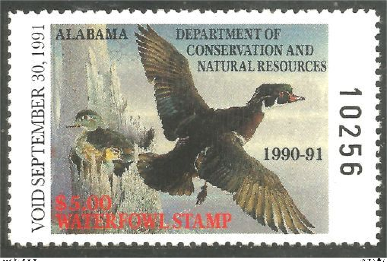 912 USA ALABAMA Waterfowl Stamp Canards Ducks Ente Anatra Pato Eend MNH ** Neuf SC (USA-469) - Duck Stamps