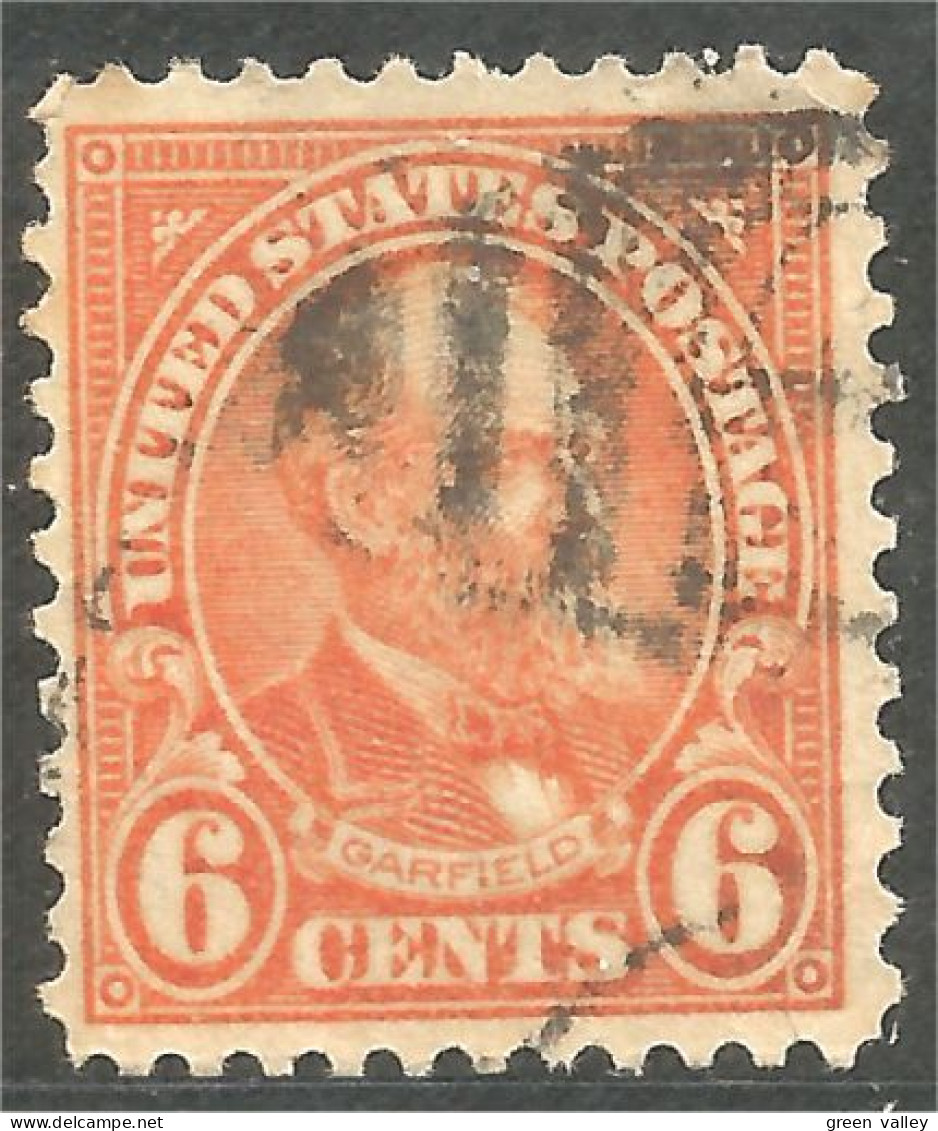 912 USA 1922 6c Orange Garfield (USA-448) - Used Stamps