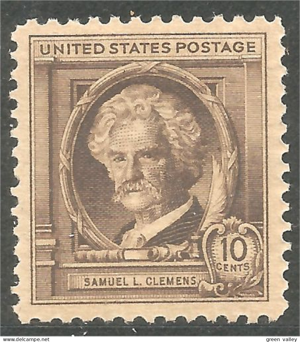 912 USA 1940 Samuel Clemens MNH ** Neuf SC (USA-452) - Ongebruikt