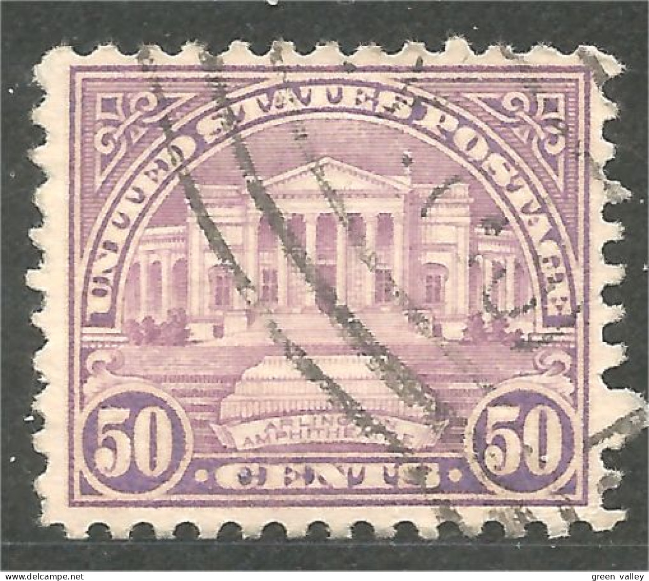 912 USA 1922 50c Violet Arlington (USA-449) - Gebruikt