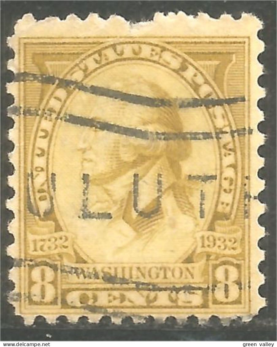 912 USA 1932 8c Washington By St Memin (USA-348b) - Unused Stamps