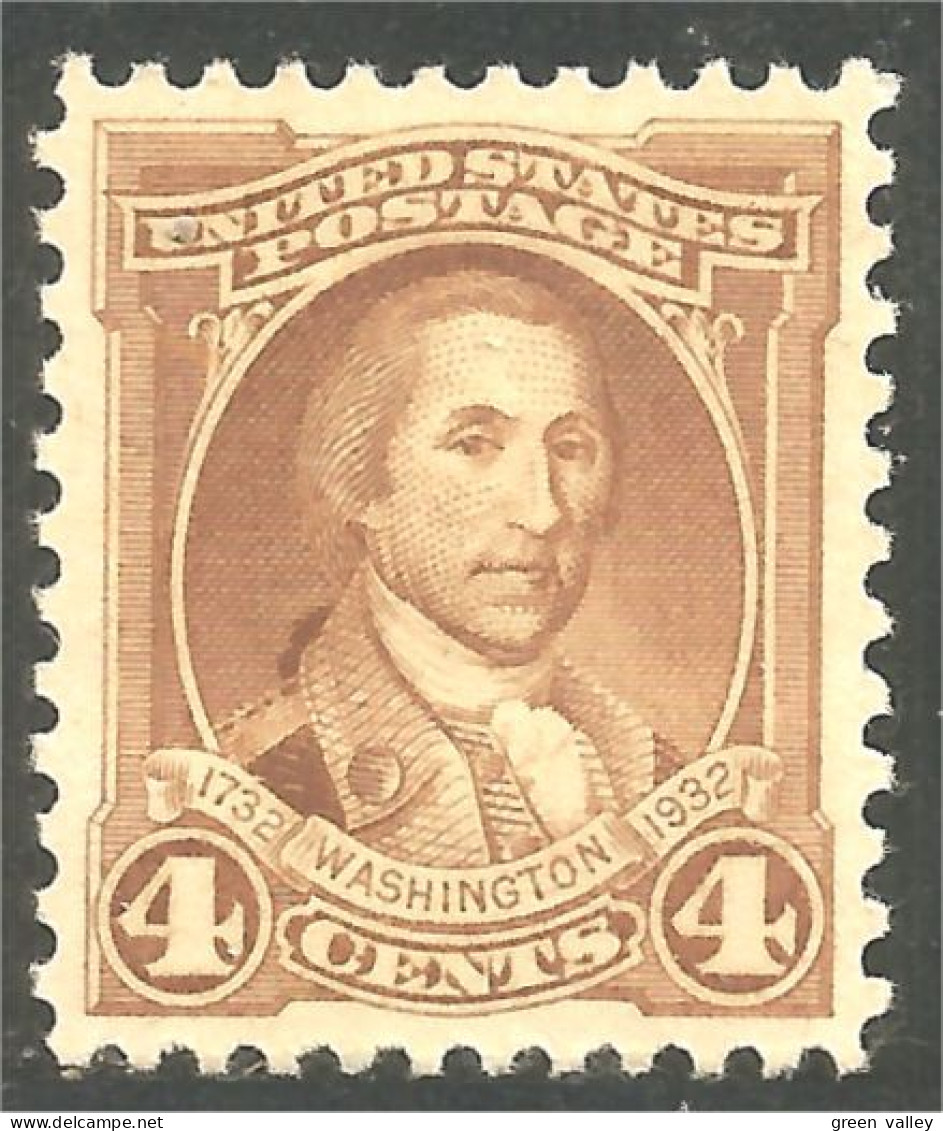 912 USA 1932 4c Washington By Polk (USA-347) - Unused Stamps