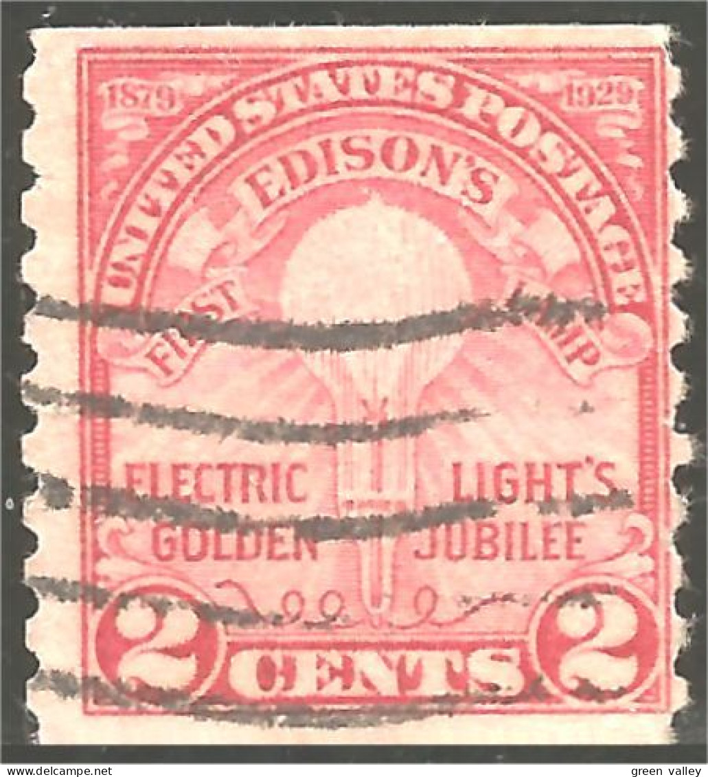 912 USA 1929 Edison Coil Roulette (USA-327) - Usati