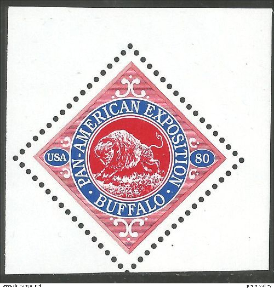 912 USA Pan-American Exposition Buffalo Buffle MNH ** Neuf SC (USA-285b) - Philatelic Exhibitions