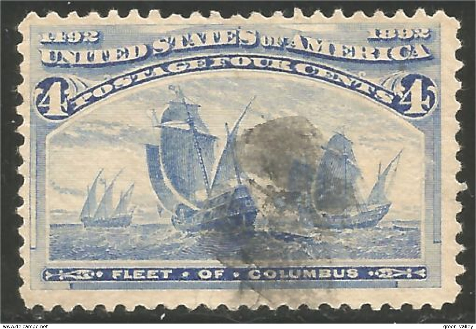 912 USA 1893 Flotte Colomb Columbus Bateau Ship Boat Schiff Barca Barco (USA-269) - Schiffe