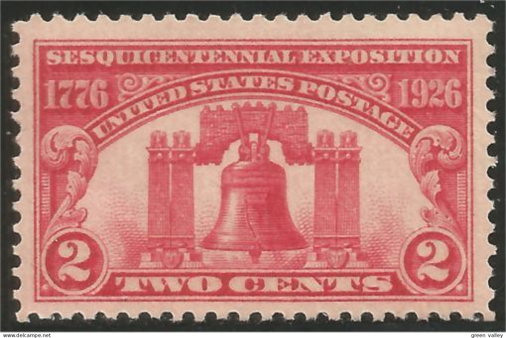 912 USA 1926 Liberty Bell Cloche Liberté MNH ** Neuf SC (USA-262) - Unused Stamps