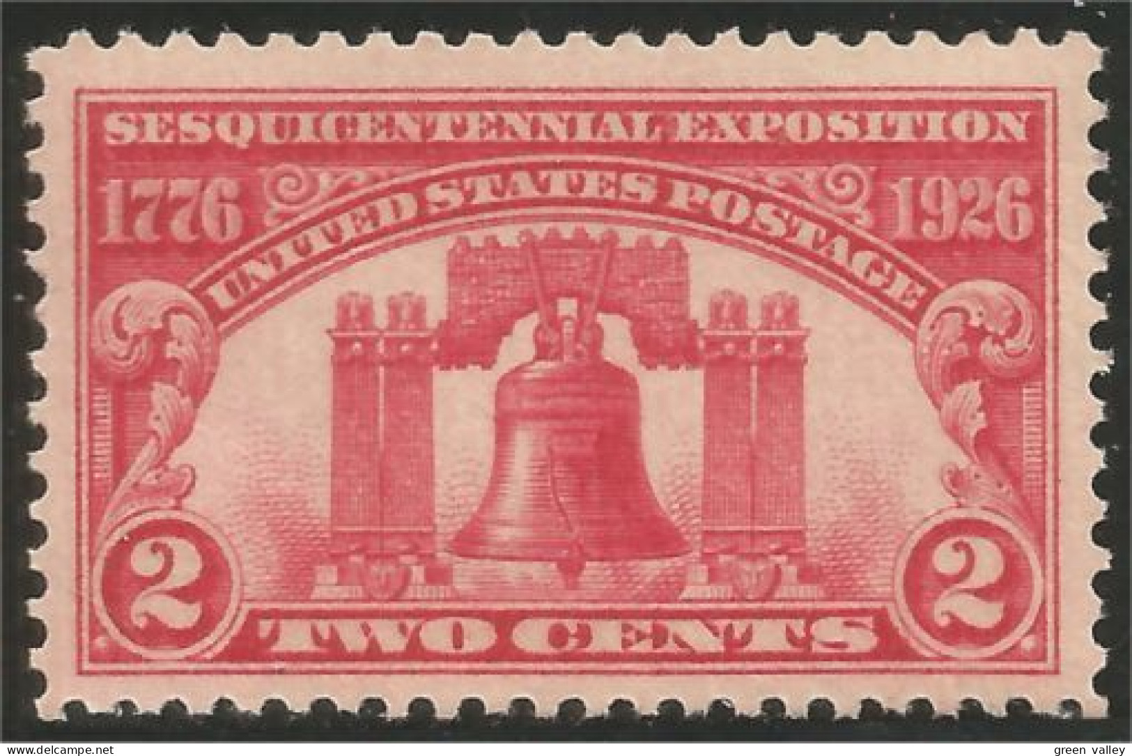 912 USA 1926 Liberty Bell Cloche Liberté MNH ** Neuf SC (USA-262) - Ongebruikt