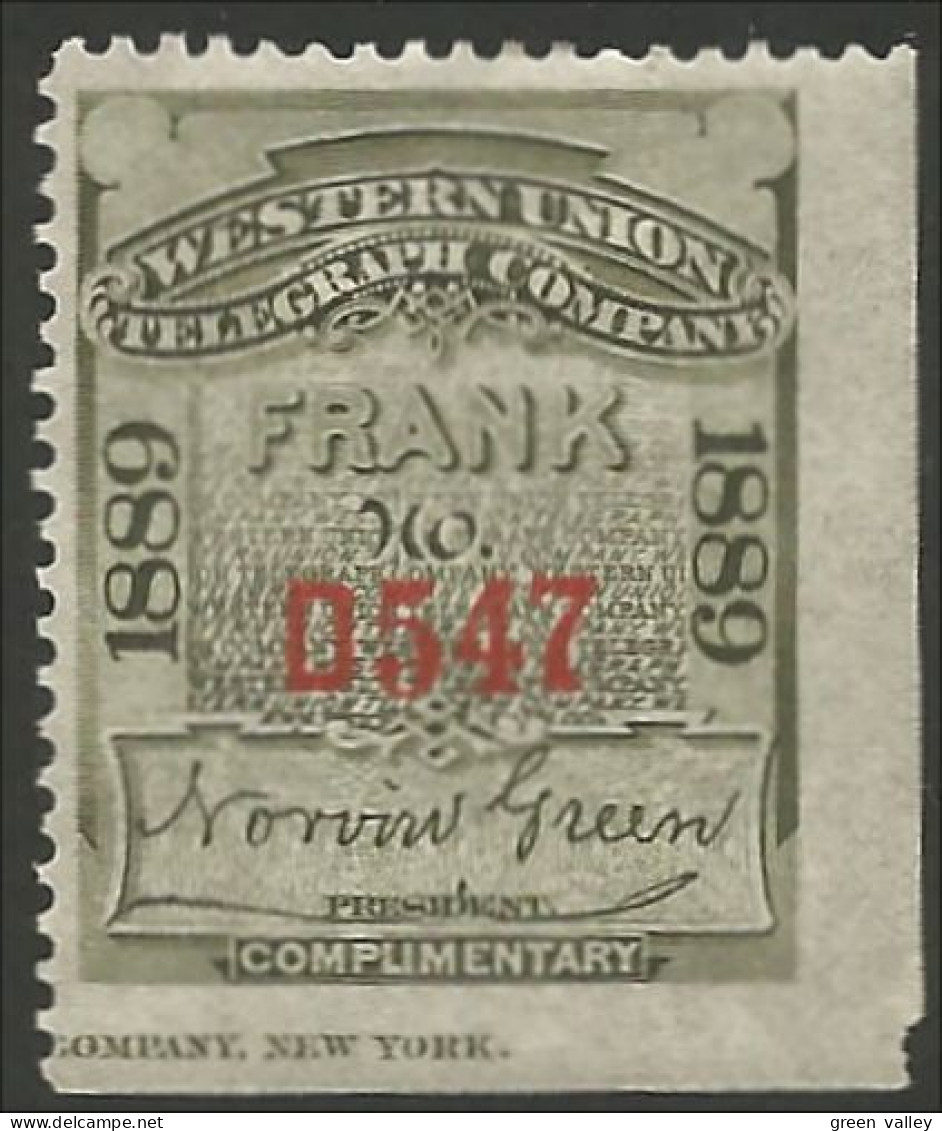 912 USA Western Union Telegraph Company MH * Neuf (USA-248) - Telecom