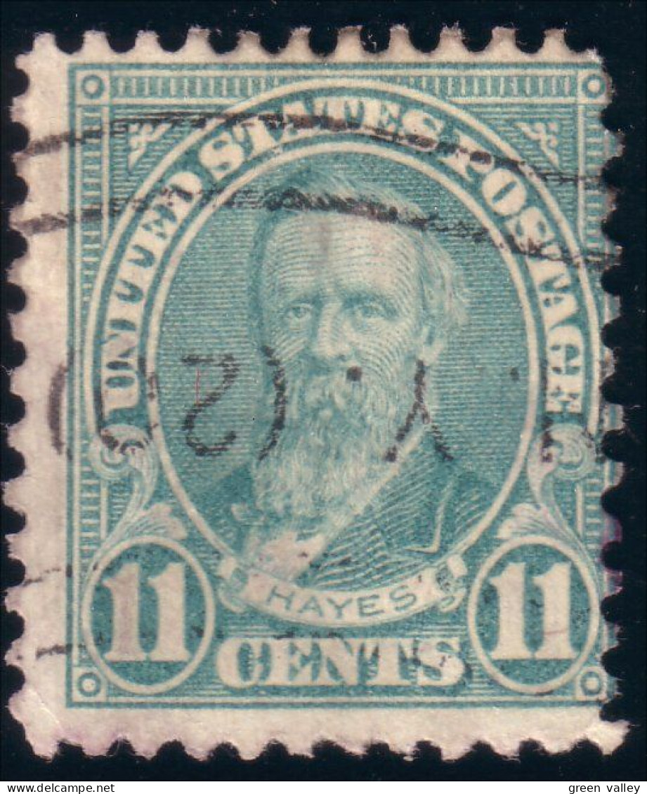 912 USA 1923 Rutherford Hayes 11c Blue (USA-77) - Used Stamps