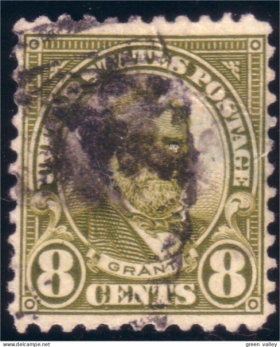 912 USA 1923 Grant 8c Olive (USA-72) - Used Stamps