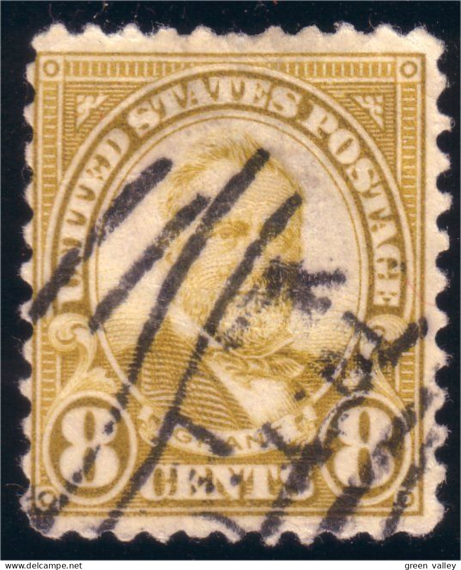 912 USA 1923 Grant 8c Olive (USA-68) - Usati