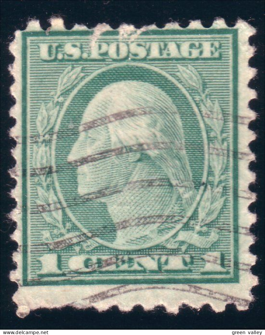 912 USA 1916 George Washington 1c Perf 10x11 (USA-60) - Used Stamps