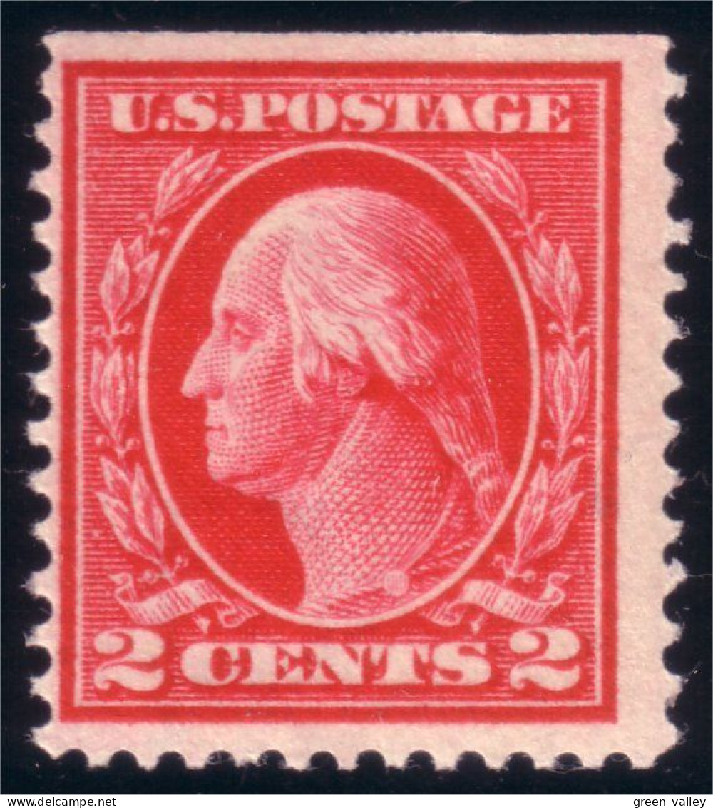 912 USA 1916 George Washington 2c Red Rouge MNH ** Neuf SC (USA-30) - Unused Stamps