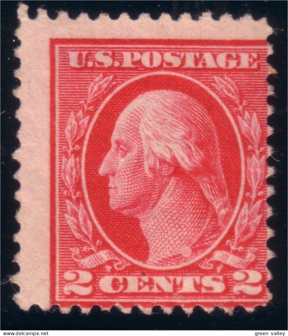 912 USA 1916 George Washington 2c Red Rouge MNH ** Neuf SC (USA-29) - Unused Stamps
