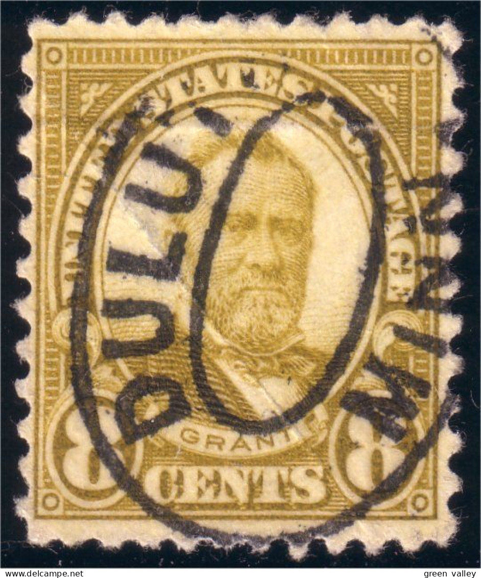 912 USA 1923 Grant 8c Olive (USA-69) - Used Stamps