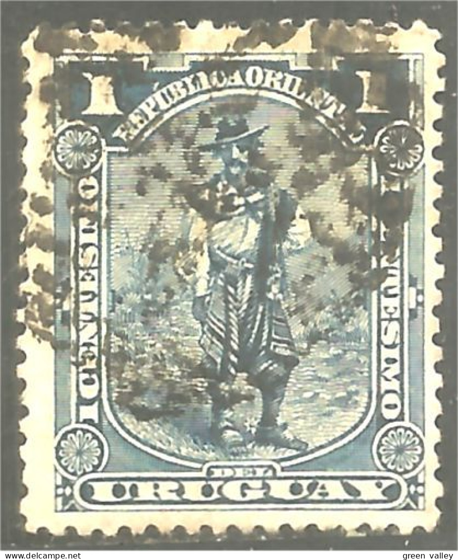 906 Uruguay 1897 Gaucho Cowboy Vache Cow Vaca Vacca Kuh Koe (URU-101) - Uruguay