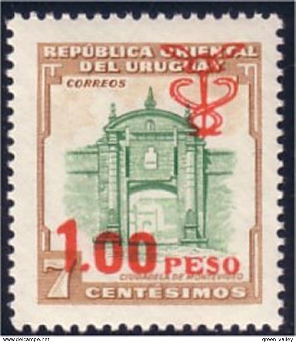 906 Uruguay Medecine Emblem MNH ** Neuf SC (URU-22) - Médecine