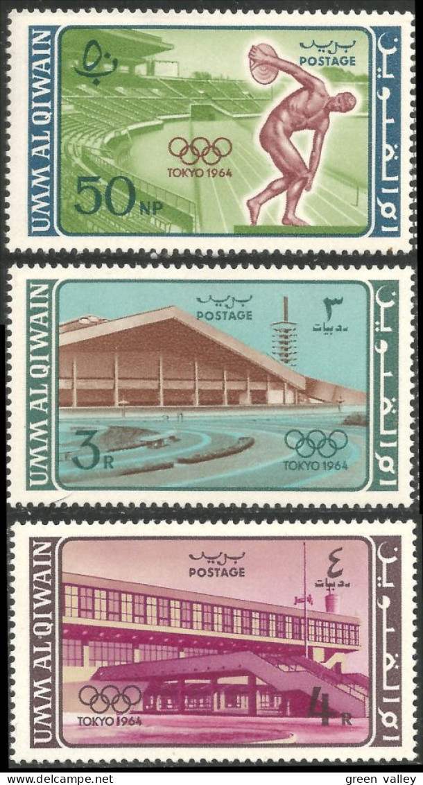 902 Umm Qiwain Tokyo 1964 Infrastructures MNH ** Neuf SC (UMM-35) - Estate 1964: Tokio