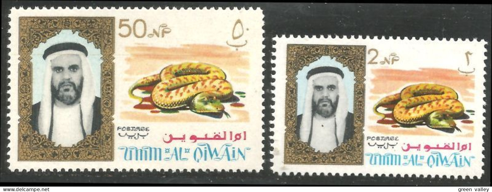 902 Umm Qiwain Reptile Serpent Snake MNH ** Neuf SC (UMM-39) - Slangen