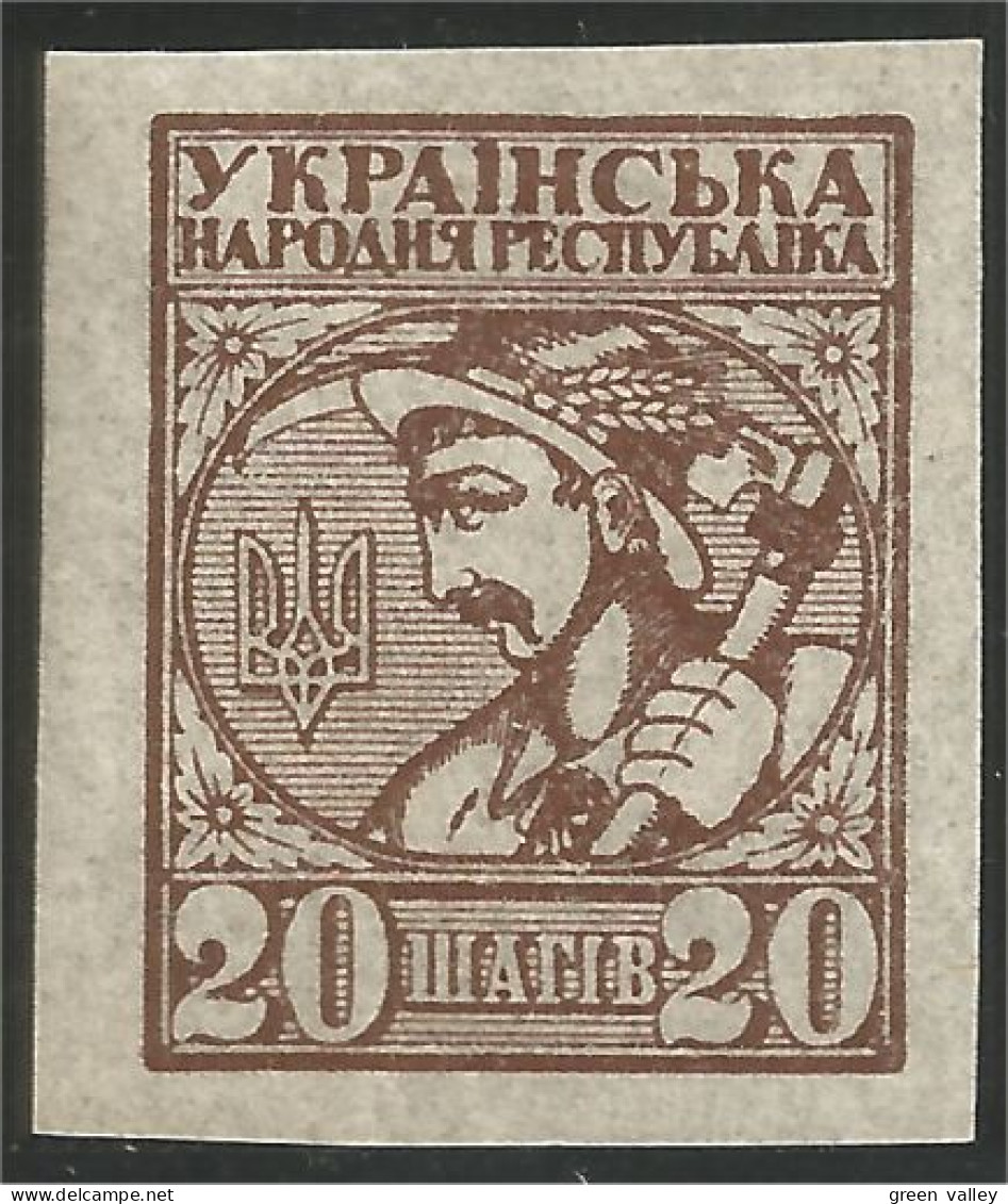 900 Ukraine 1918 20c MH * Neuf (UKR-24) - Ukraine