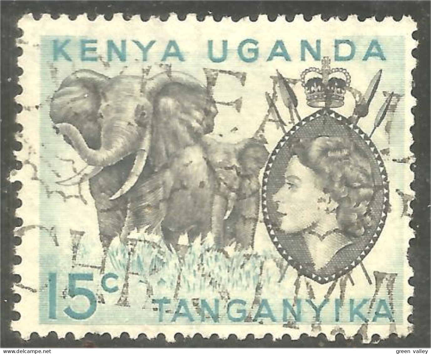 898 Uganda Elephant Elefante Norsu Elefant Olifant (UGA-81b) - Elefanti