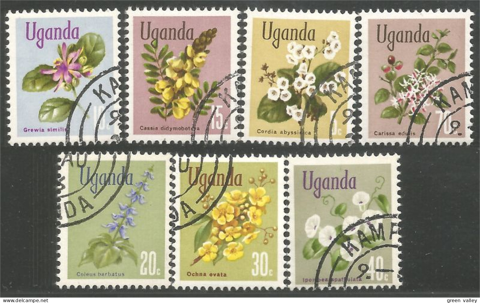 898 Uganda Fleurs Flowers Blume (UGA-77) - Ouganda (1962-...)