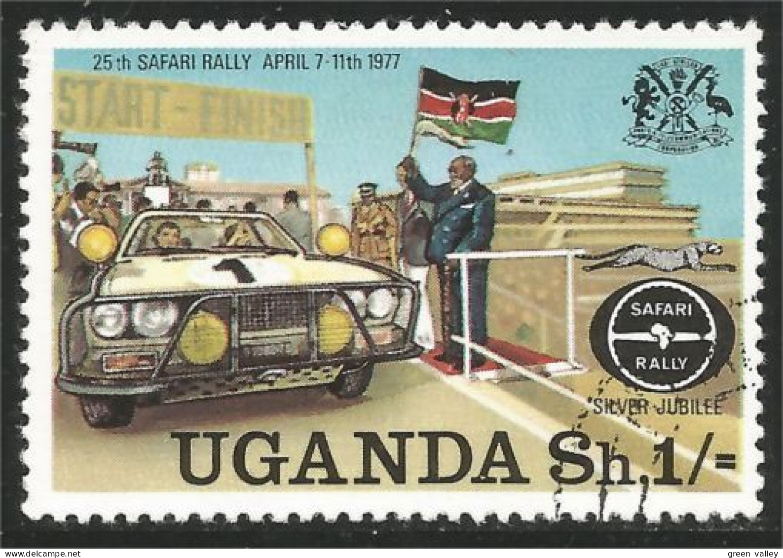 898 Uganda Safari Rallye Automobile (UGA-74) - Automobile