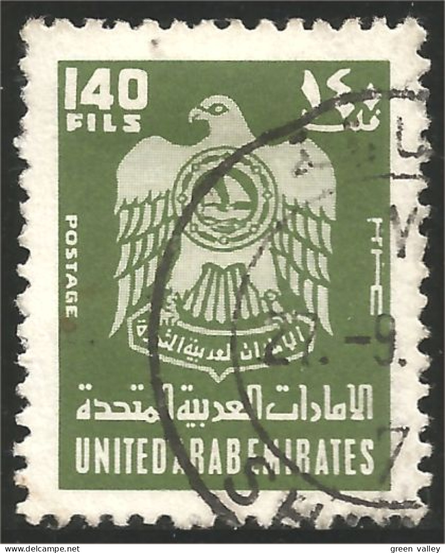 894 United Arab Emirates 140 Fils Armoiries Coat Of Arms (UAE-6) - Stamps