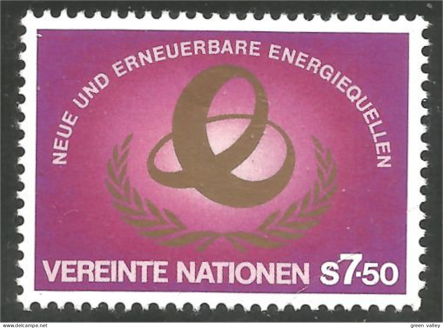 917 United Nations Unies Renewable Energy Sources Énergie Renouvelable MNH ** Neuf SC (UNN-39) - Sonstige & Ohne Zuordnung