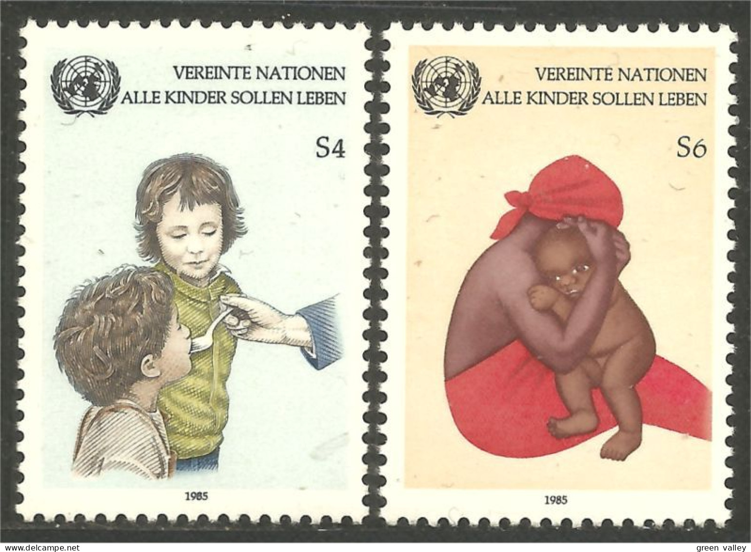 917 United Nations Unies UNICEF Child Enfant MNH ** Neuf SC (UNN-22) - Andere & Zonder Classificatie