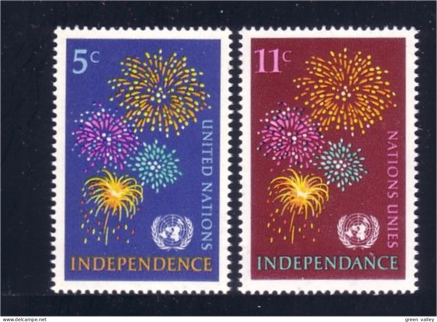 917 Nations-Unies NY Fireworks Feu D'artifice MNH ** Neuf SC (UNN-5a) - UNO