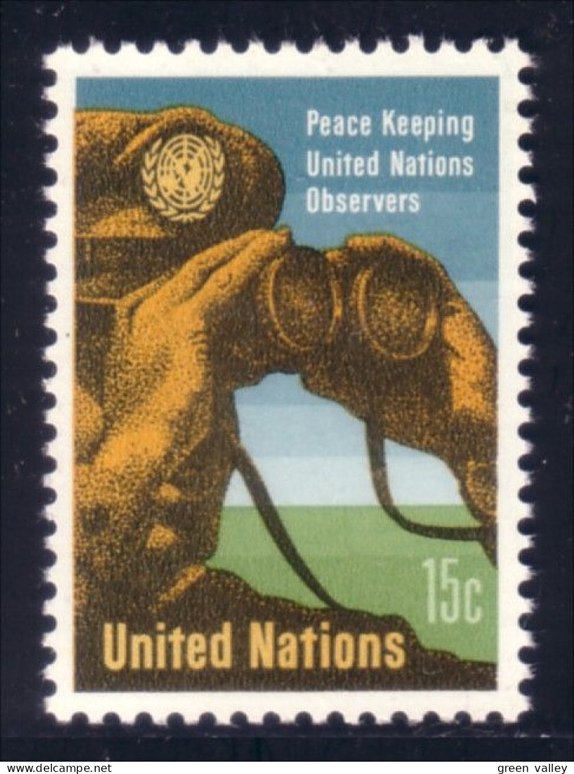 917 Nations-Unies NY Observers Peace Keeping Observateur Paix MNH ** Neuf SC (UNN-3a) - UNO