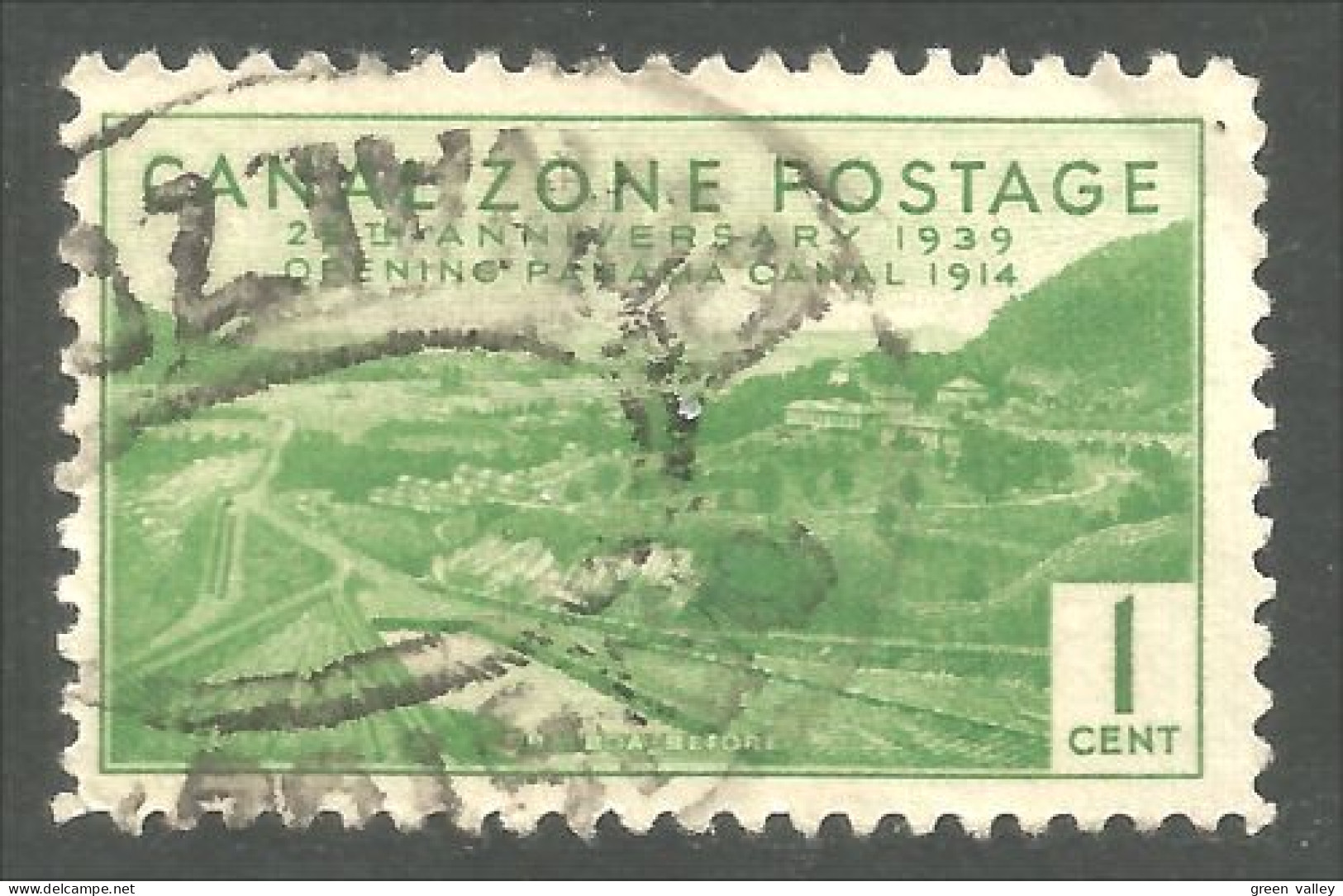 916 Canal Zone 1939 Balboa Before Avant (UCZ-34) - Kanaalzone