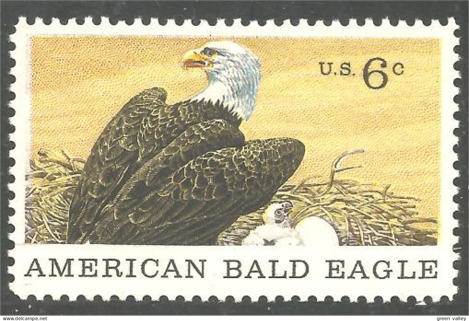 914 USA American Bald Eagle Aigle Adler Aquila MNH ** Neuf SC (USA-1387) - Adler & Greifvögel