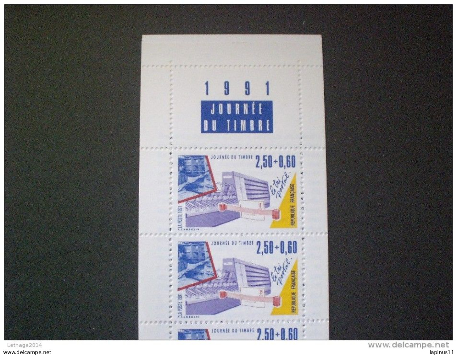 STAMPS FRANCE CARNETS 1991 The Day Of Stamps - People