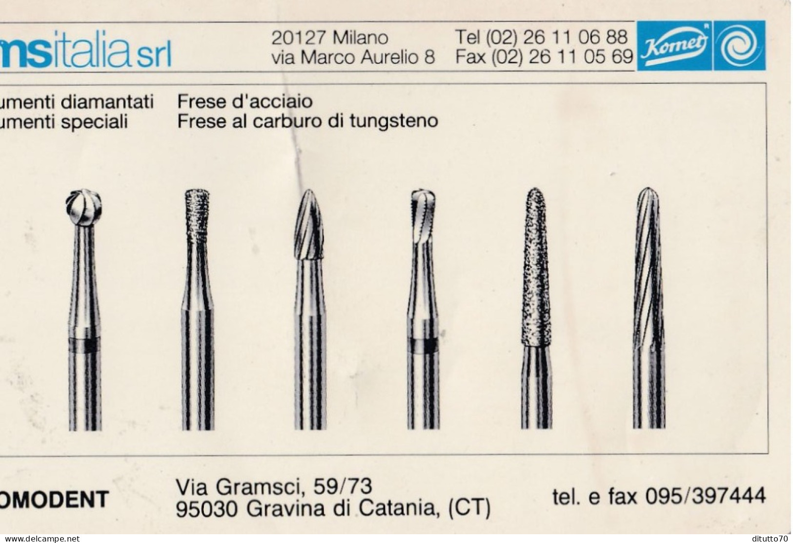 Calendarietto - Cmsitalia - Catania - Anno 1993 - Petit Format : 1991-00