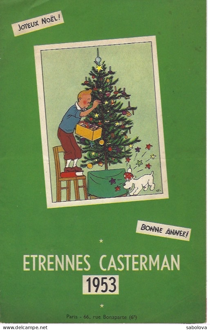 Catalogue Casterman 1953 Tintin Avec Page Spécimen De Popol Et Virginie 7 Pages - Autres & Non Classés