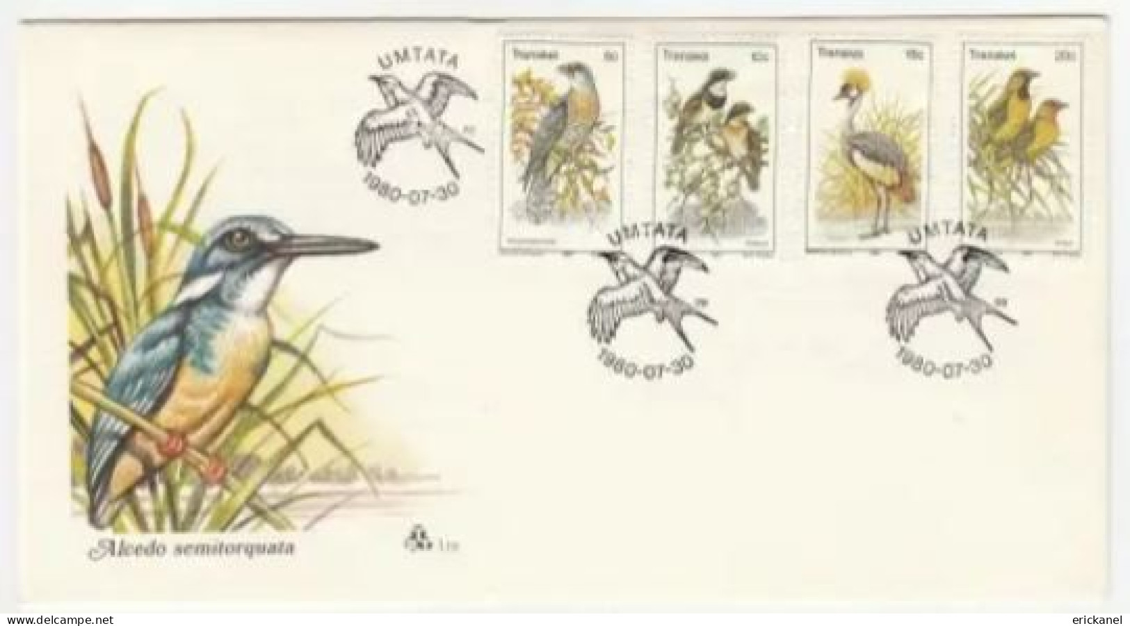 1980 Transkei Birds FDC 1.19 - Transkei