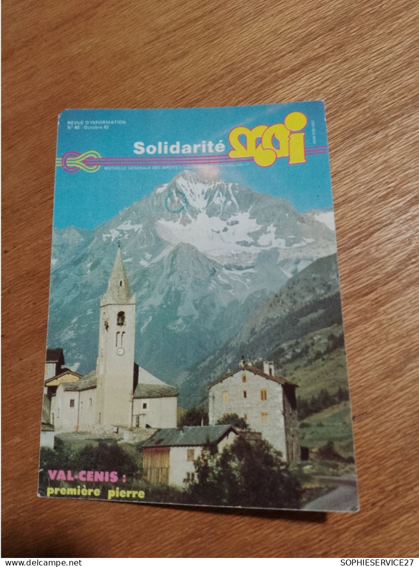 555 // CALENDRIER 1983 / SOLIDARITE MGI / VAL-CENIS - Tamaño Pequeño : 1981-90