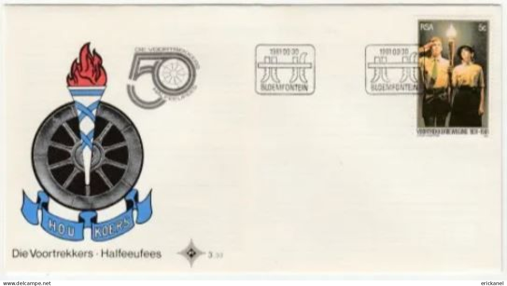 1981 SOUTH AFRICA The Voortrekker Movement FDC 3.33 - FDC