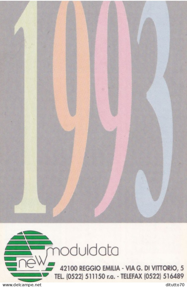 Calendarietto - New Moduldata - Reggio Emilia - Anno 1993 - Petit Format : 1991-00