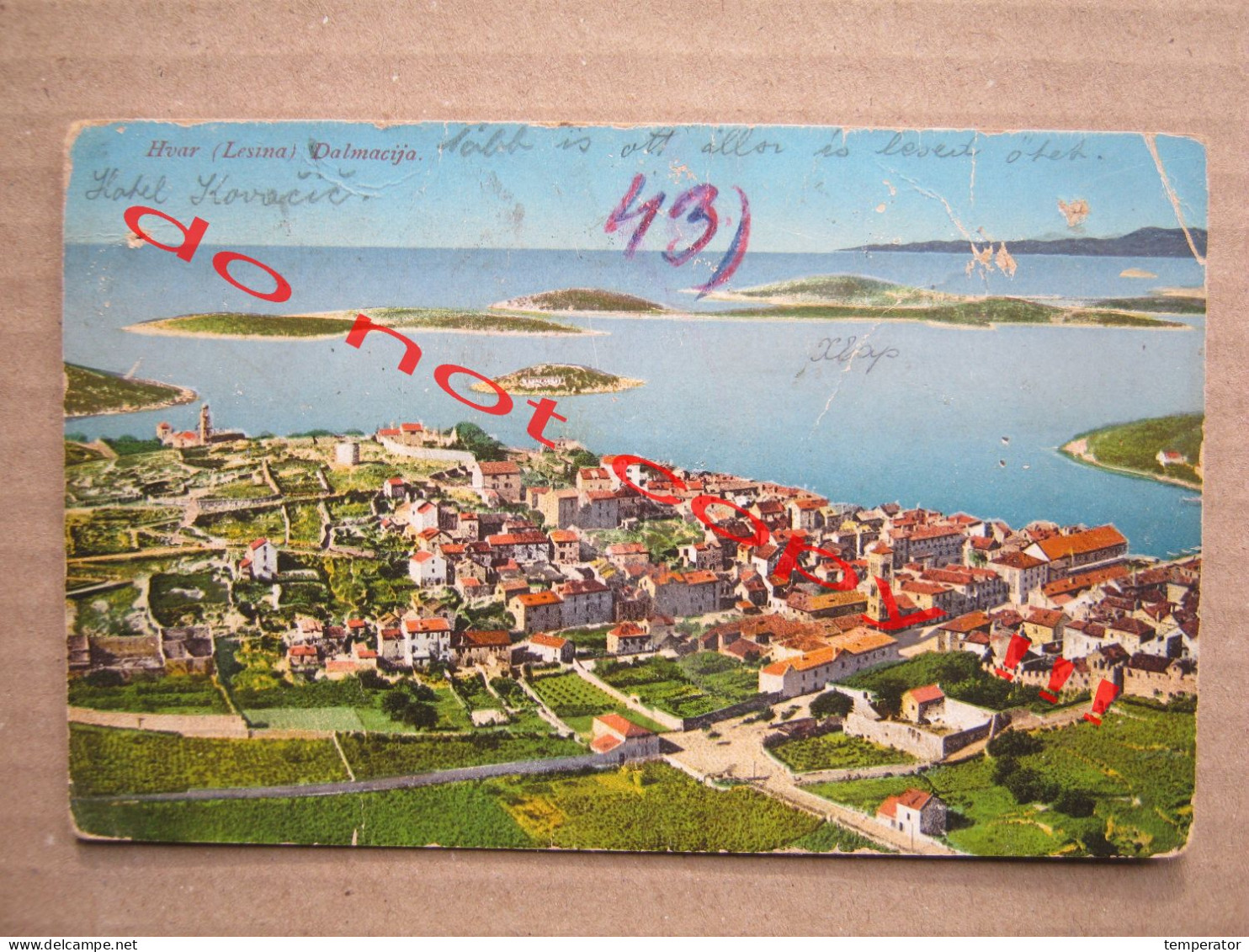 Croatia / Hvar ( Lesina ) Dalmacija ( 1927 ) - Croatie