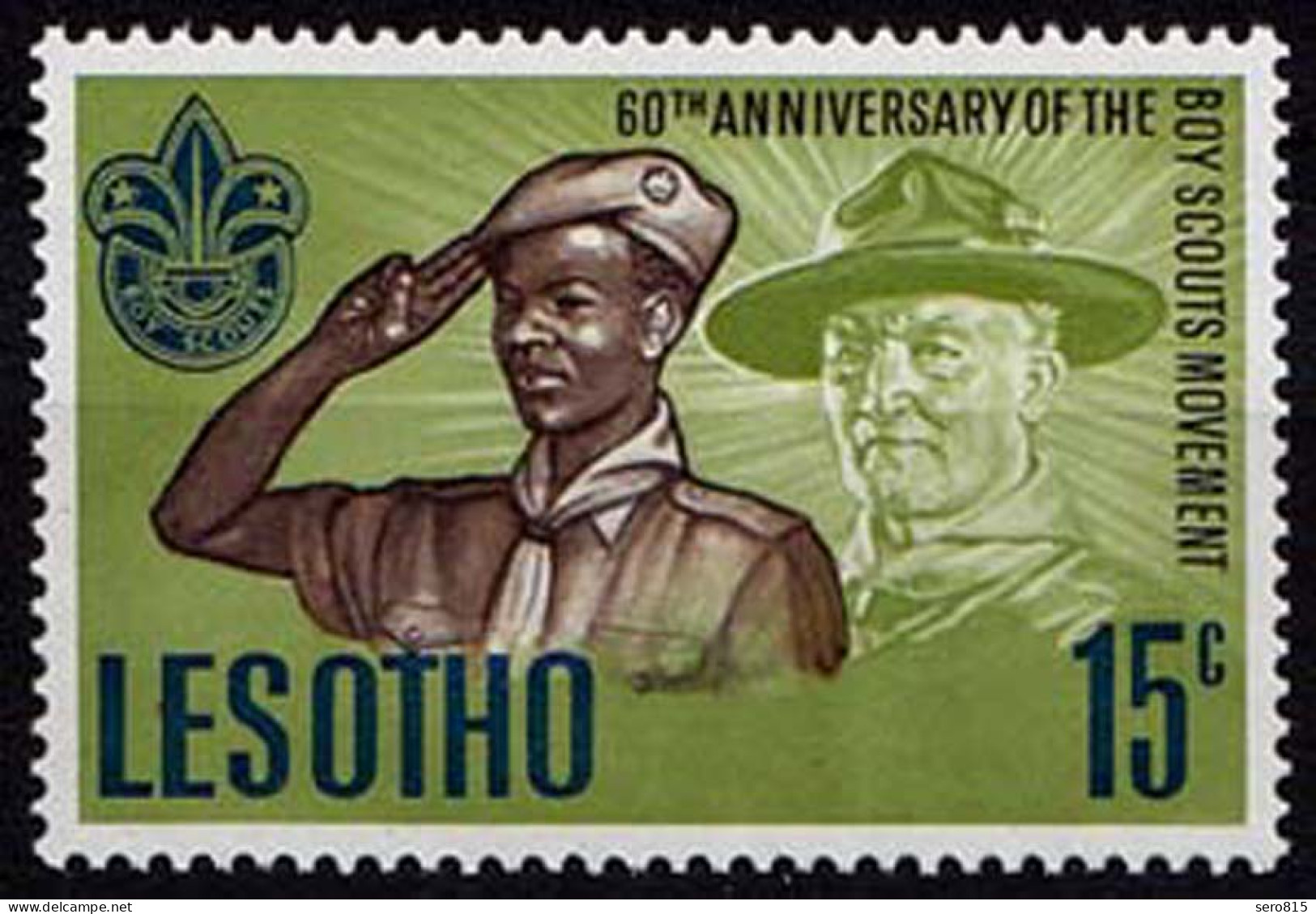 Lesotho 60 Jahre Pfadfinder-Bewegung 1967 **    (8579 - Sonstige & Ohne Zuordnung