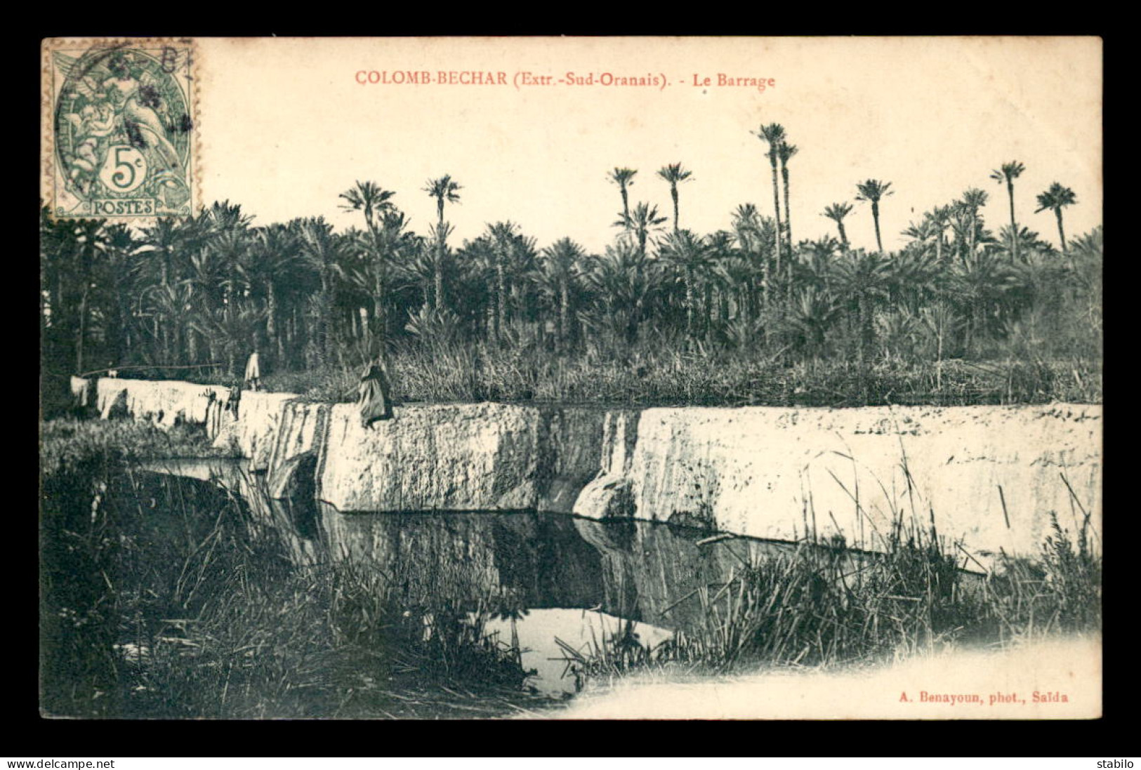 ALGERIE - SAHARA - COLOMB-BECHAR - LE BARRAGE - Bechar (Colomb Béchar)