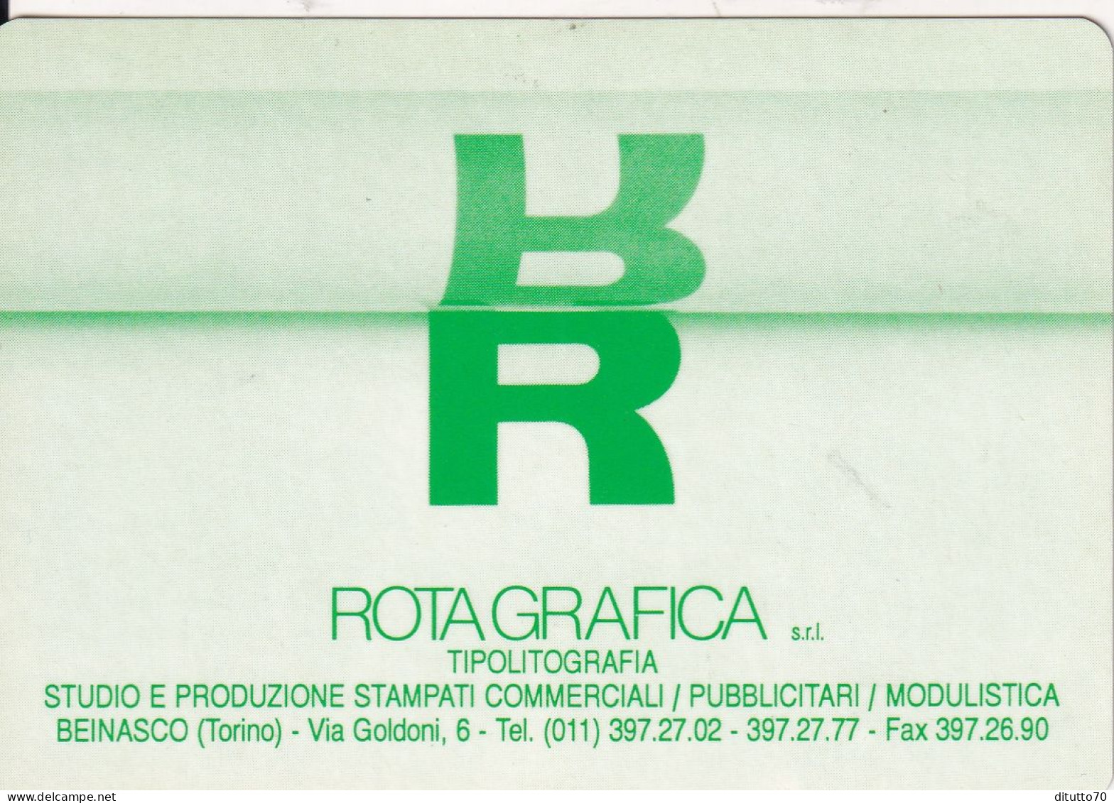 Calendarietto - Rotagrafia - Beinasco - Torino - Anno 1993 - Petit Format : 1991-00