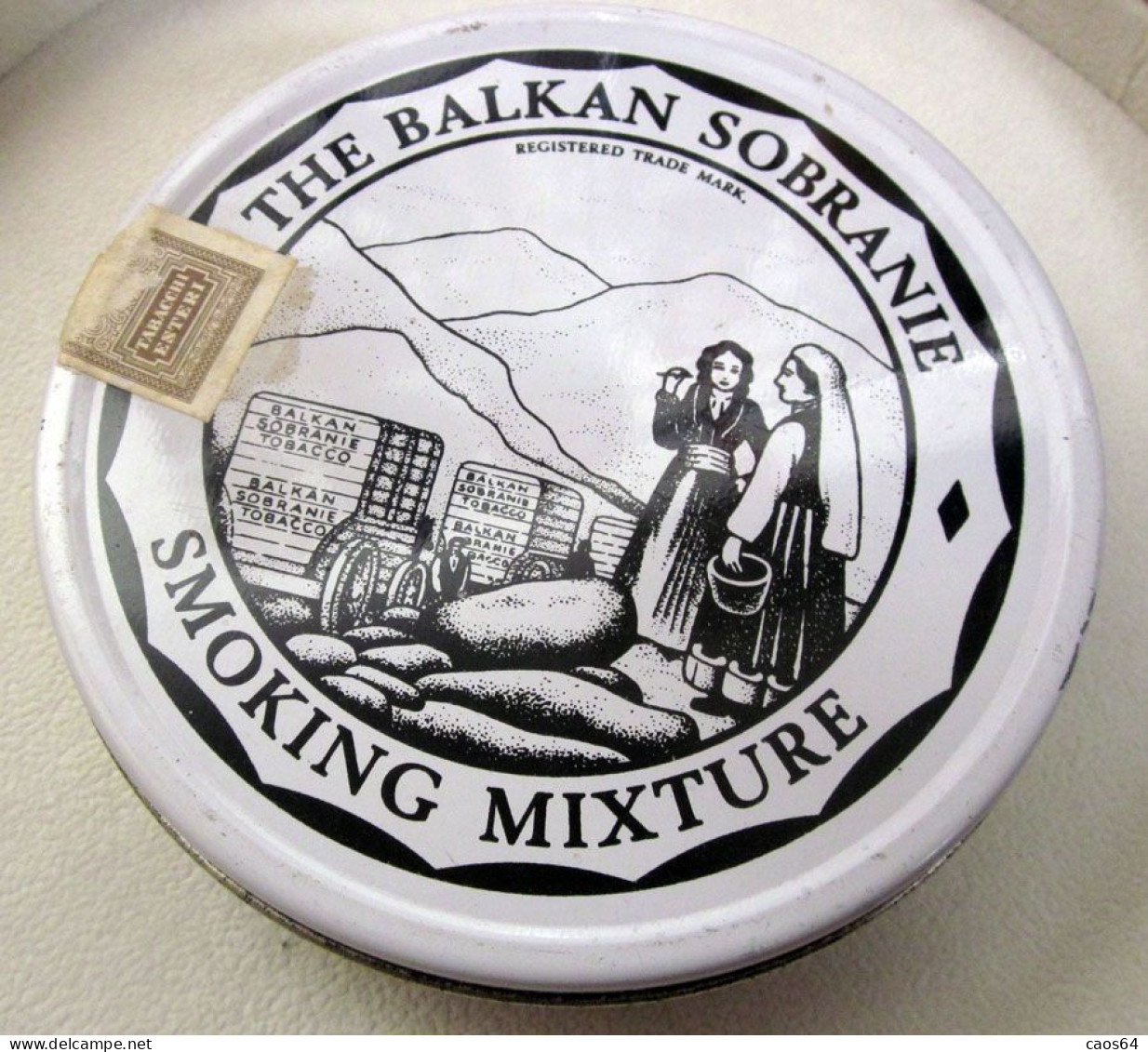 The Balkan Sobranie SCATOLA Ø Cm 10,5 - Tabaksdozen (leeg)