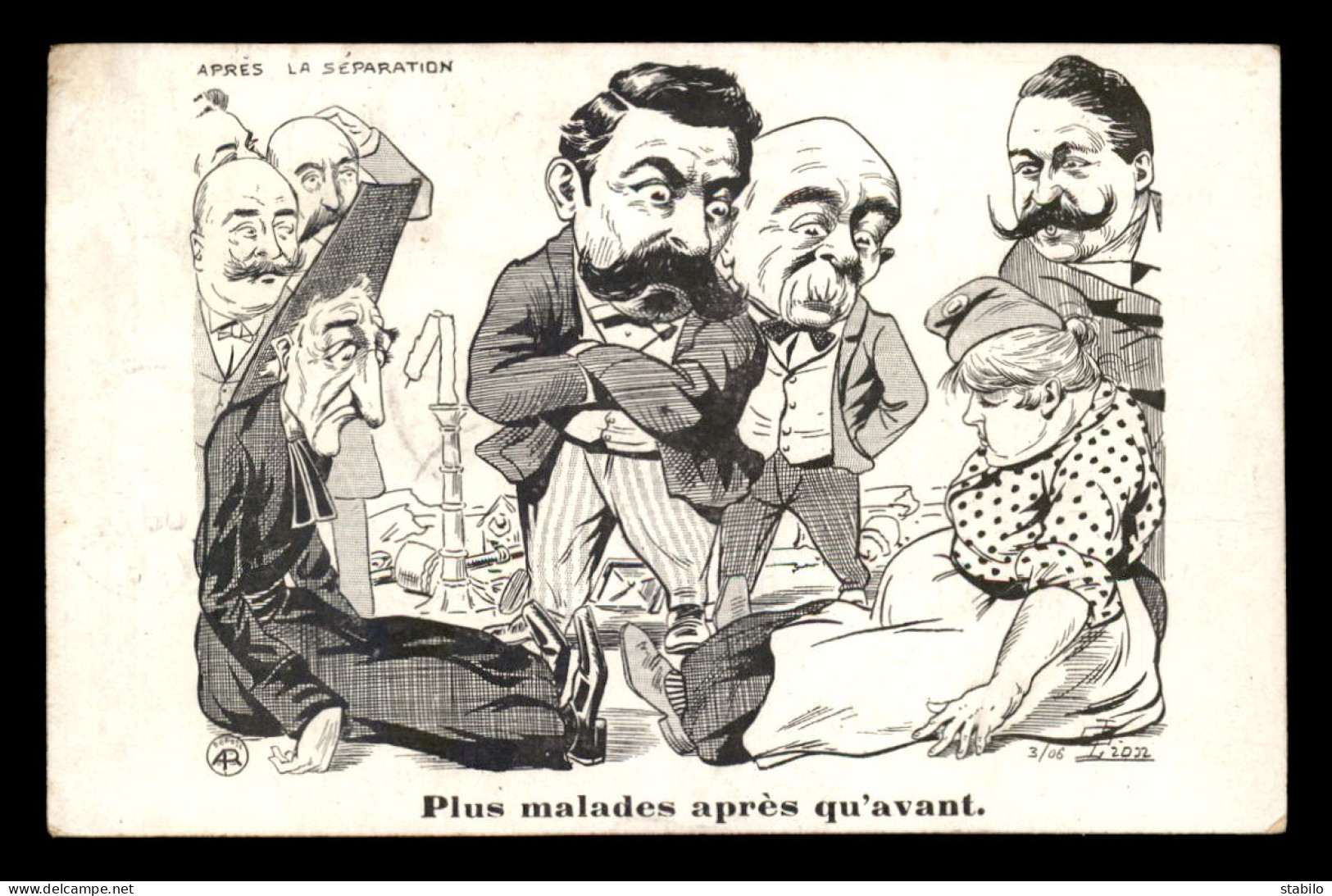 ILLUSTRATEURS - POLITIQUE - G. LION - APRES LA SEPARATION - Lion