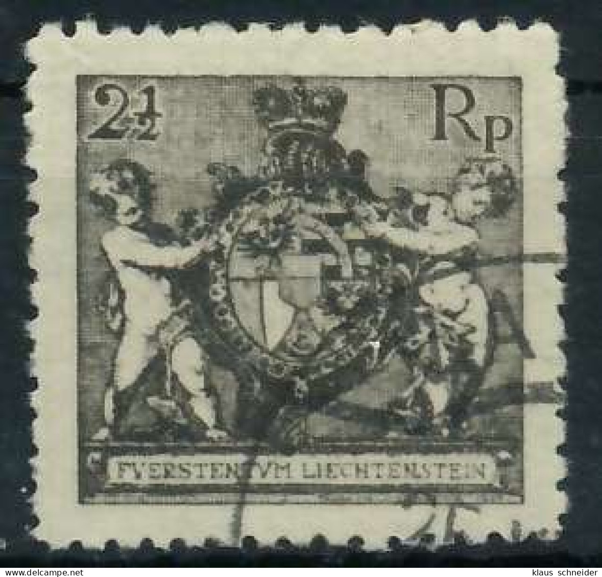 LIECHTENSTEIN 1921 Nr 48B Gestempelt X28E0DE - Gebruikt