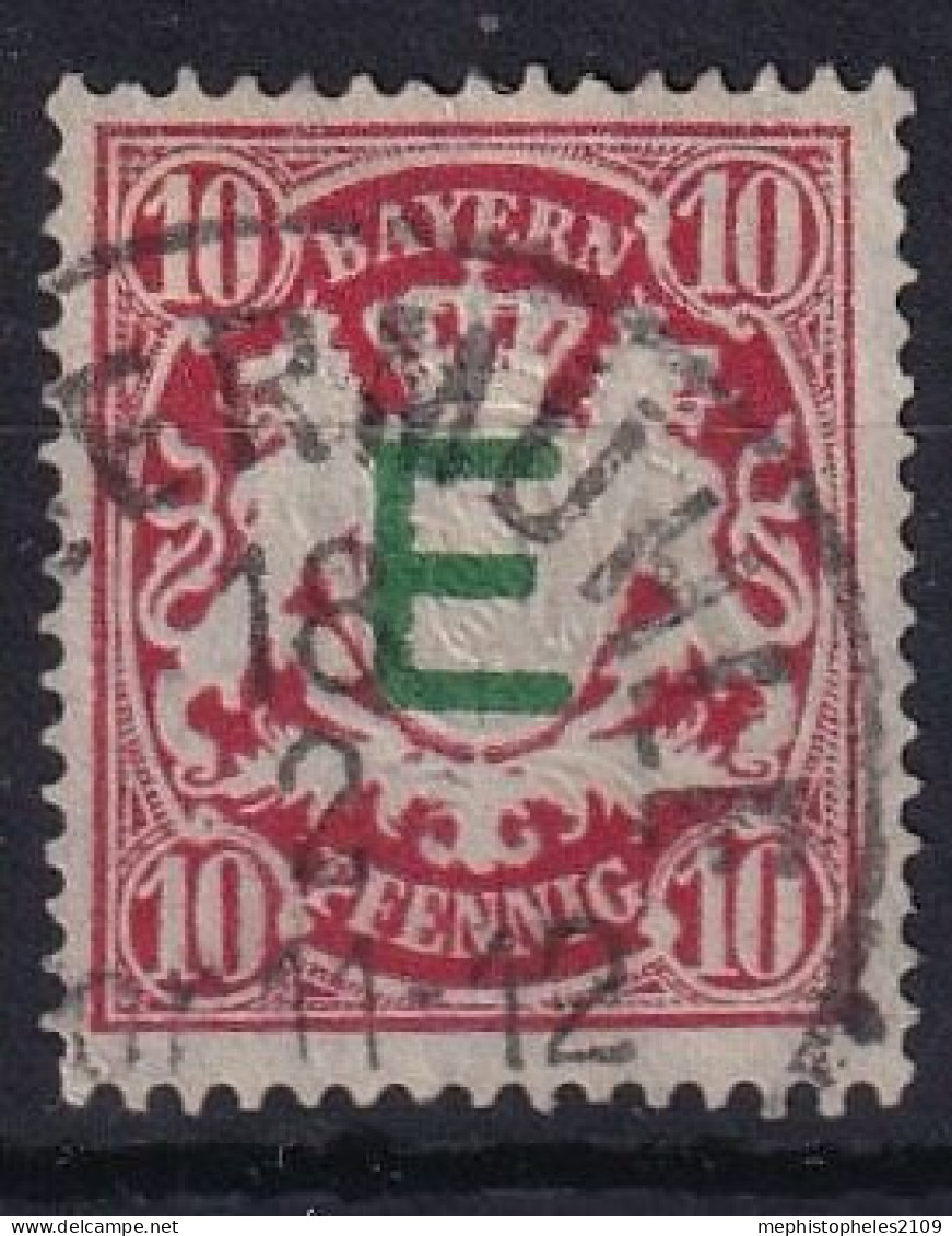 BAYERN 1908 - Canceled  - Mi 3 - Dienst - Other & Unclassified